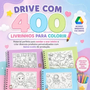 400 Livrinhos prontos