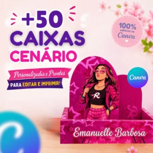 50 Caixas Cenário Editáveis no Canva