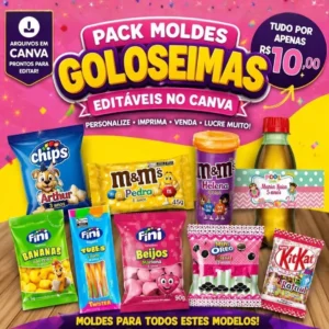 PACK MOLDES DE GULOSEIMAS