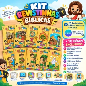 KIT REVISTINHAS BÍBLICAS
